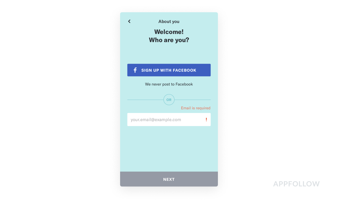 Registration via Facebook can help to improve customer experience