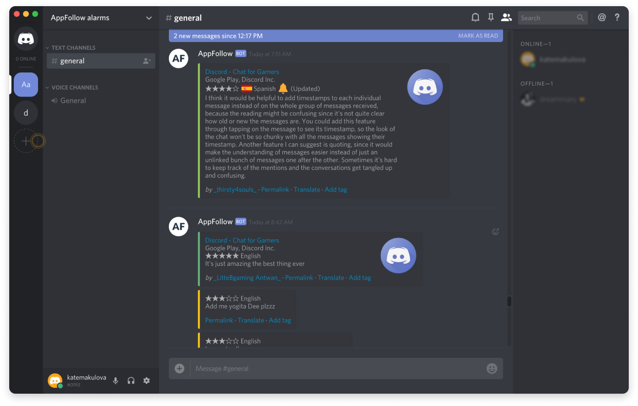 Appfollow Mobile Game Reviews Integration With Discord Appfollow