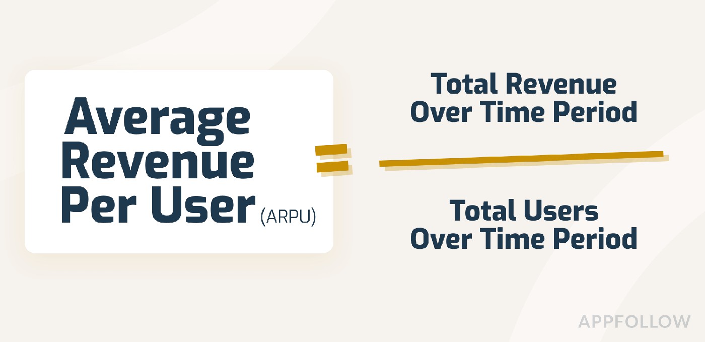 How to calculate Average Revenue Per User (ARPU)