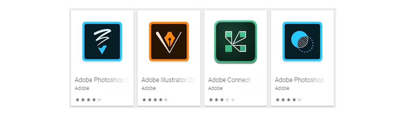 Adobe's app icons
